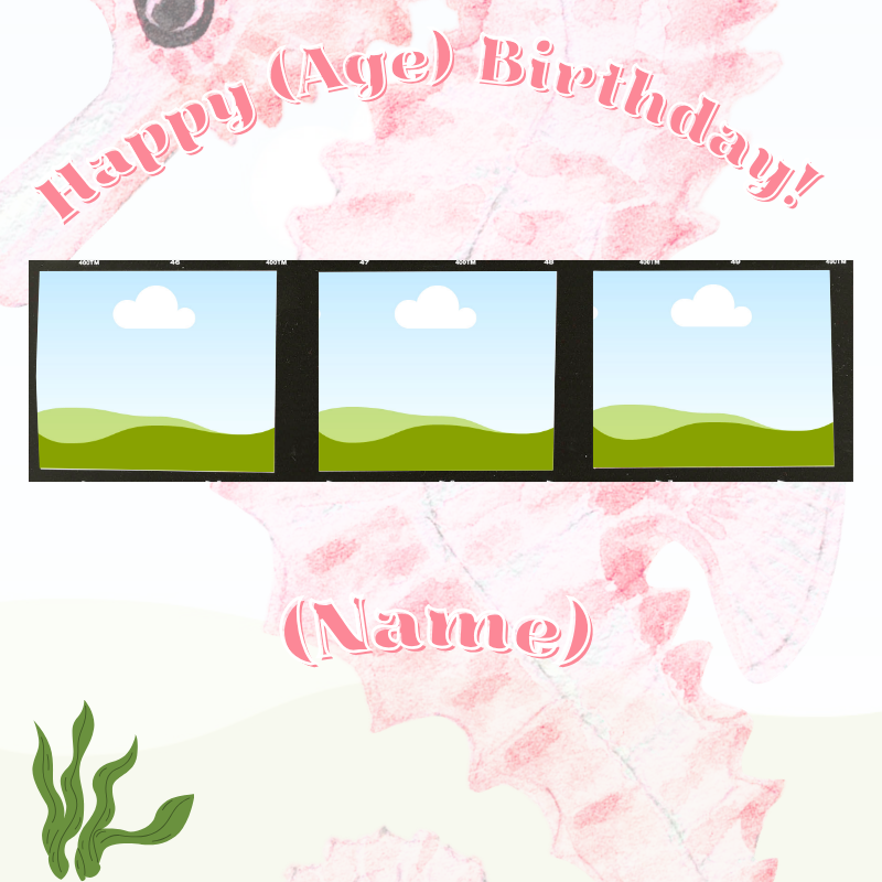 Pink Birthday Scrapbook Template | 24 Pages Digital Memory Book