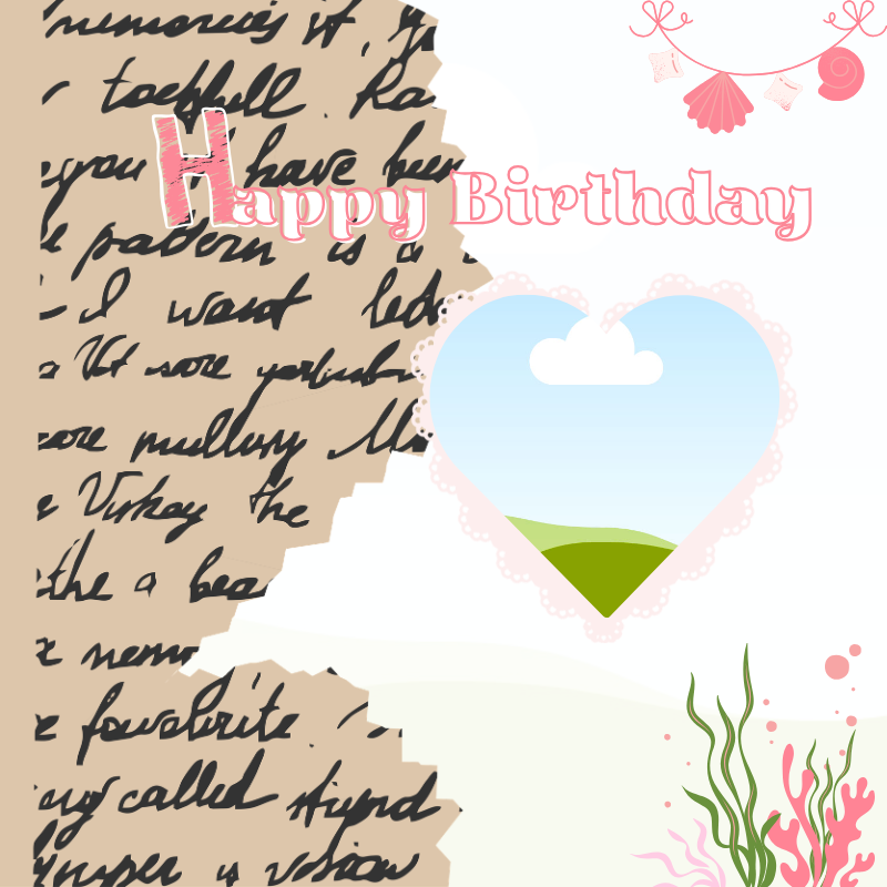 Pink Birthday Scrapbook Template | 24 Pages Digital Memory Book