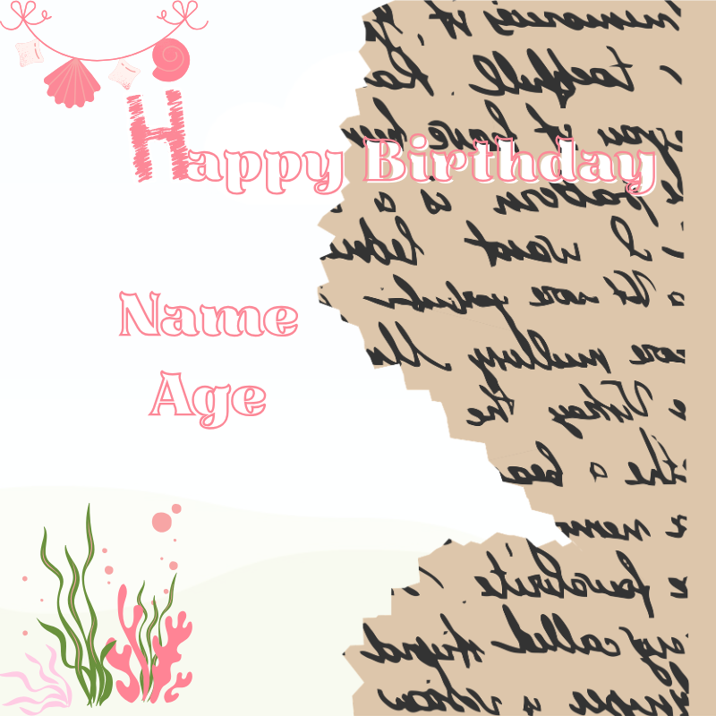 Pink Birthday Scrapbook Template | 24 Pages Digital Memory Book