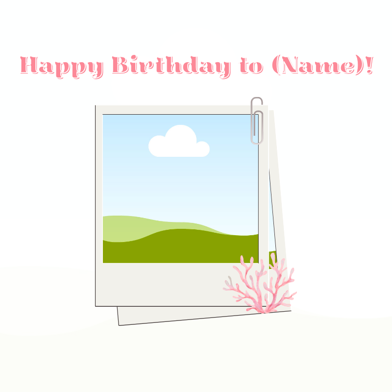 Pink Birthday Scrapbook Template | 24 Pages Digital Memory Book