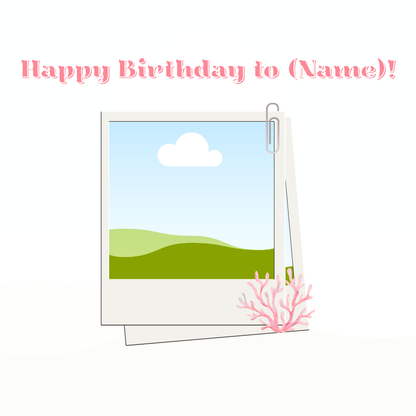 Pink Birthday Scrapbook Template | 24 Pages Digital Memory Book