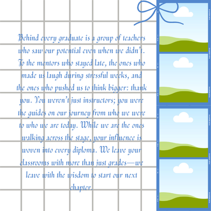 Graduation Scrapbook Template | 24 Pages Digital Memory Book