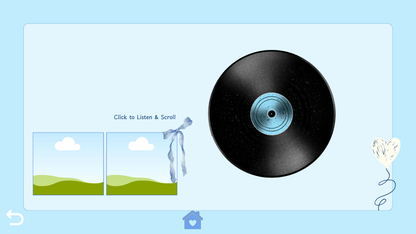 Blue Best Friend Birthday Website Template