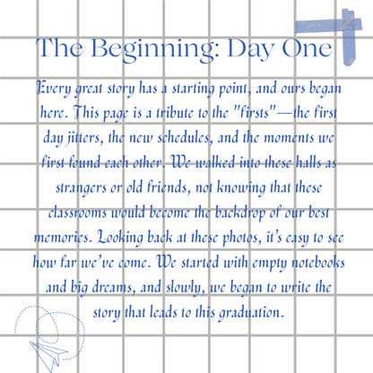 Graduation Scrapbook Template | 24 Pages Digital Memory Book