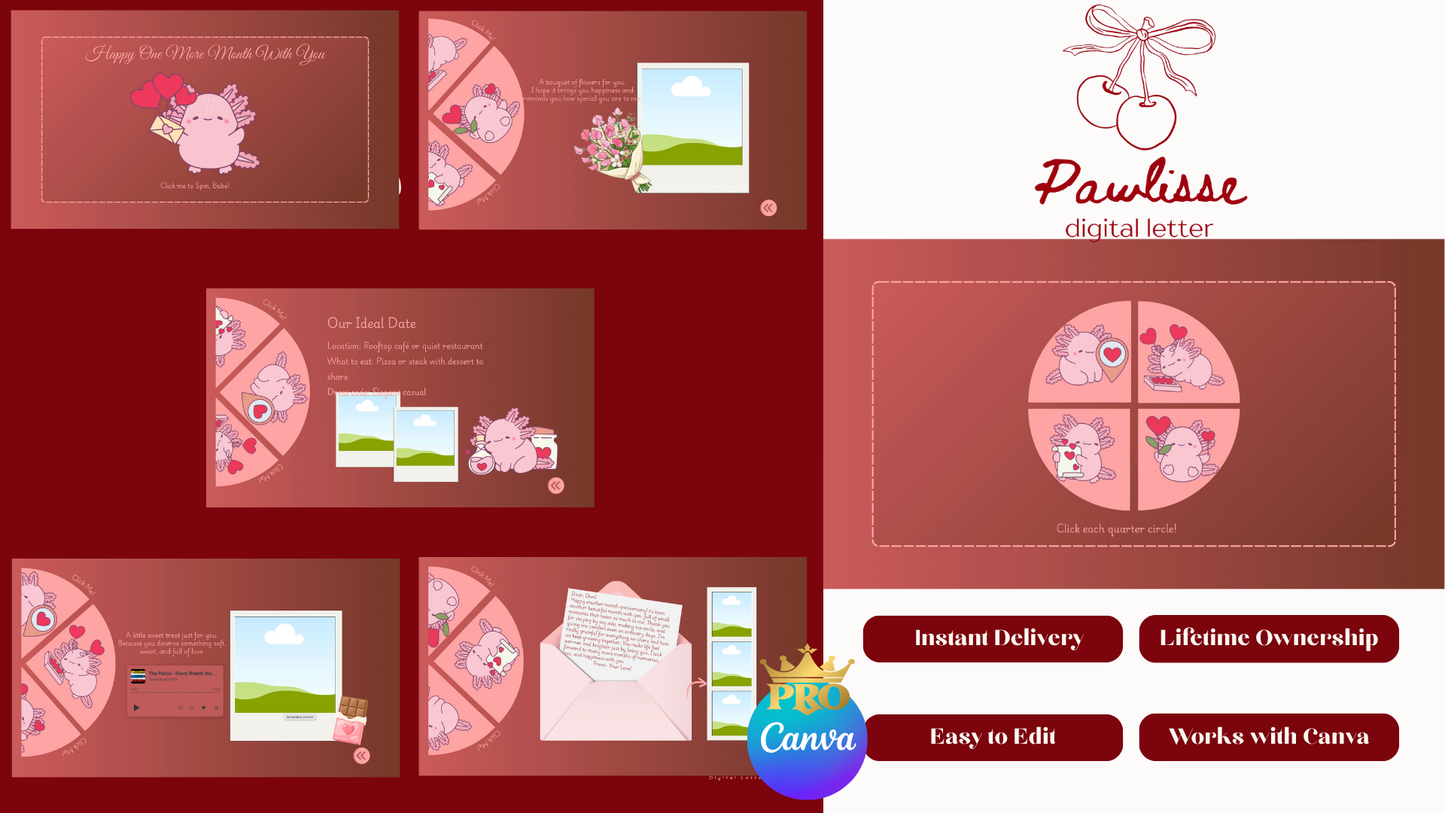 One Month Anniversary Light Brown Website Template