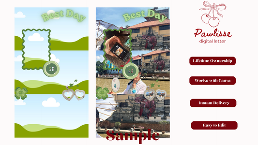 Green Instagram Story Template
