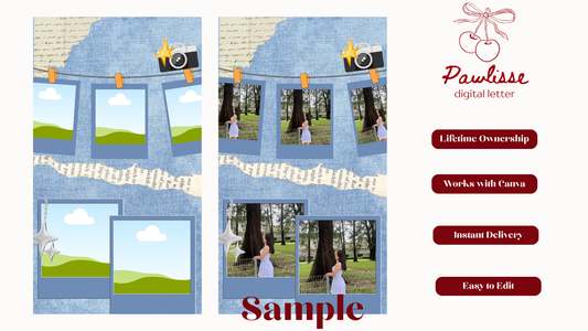 Clothespin Instagram Story Template