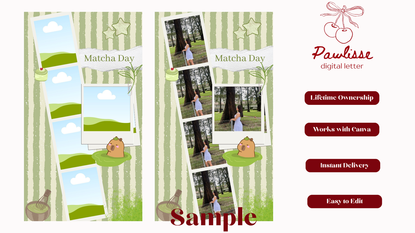 Matcha Instagram Story Template