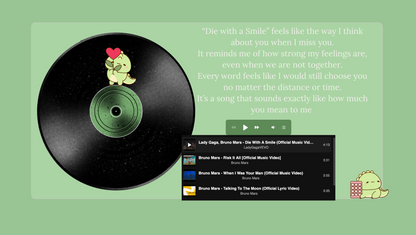 Green Anniversary Passcode Website Template