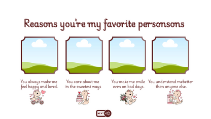 White Cute Dinosaur Boyfriend Day Website Template
