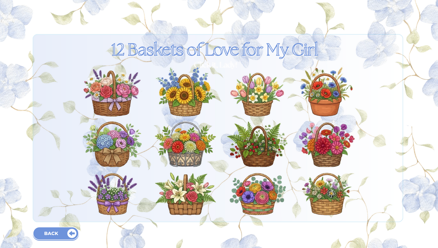 12 Flower Baskets for National Flower Website Template