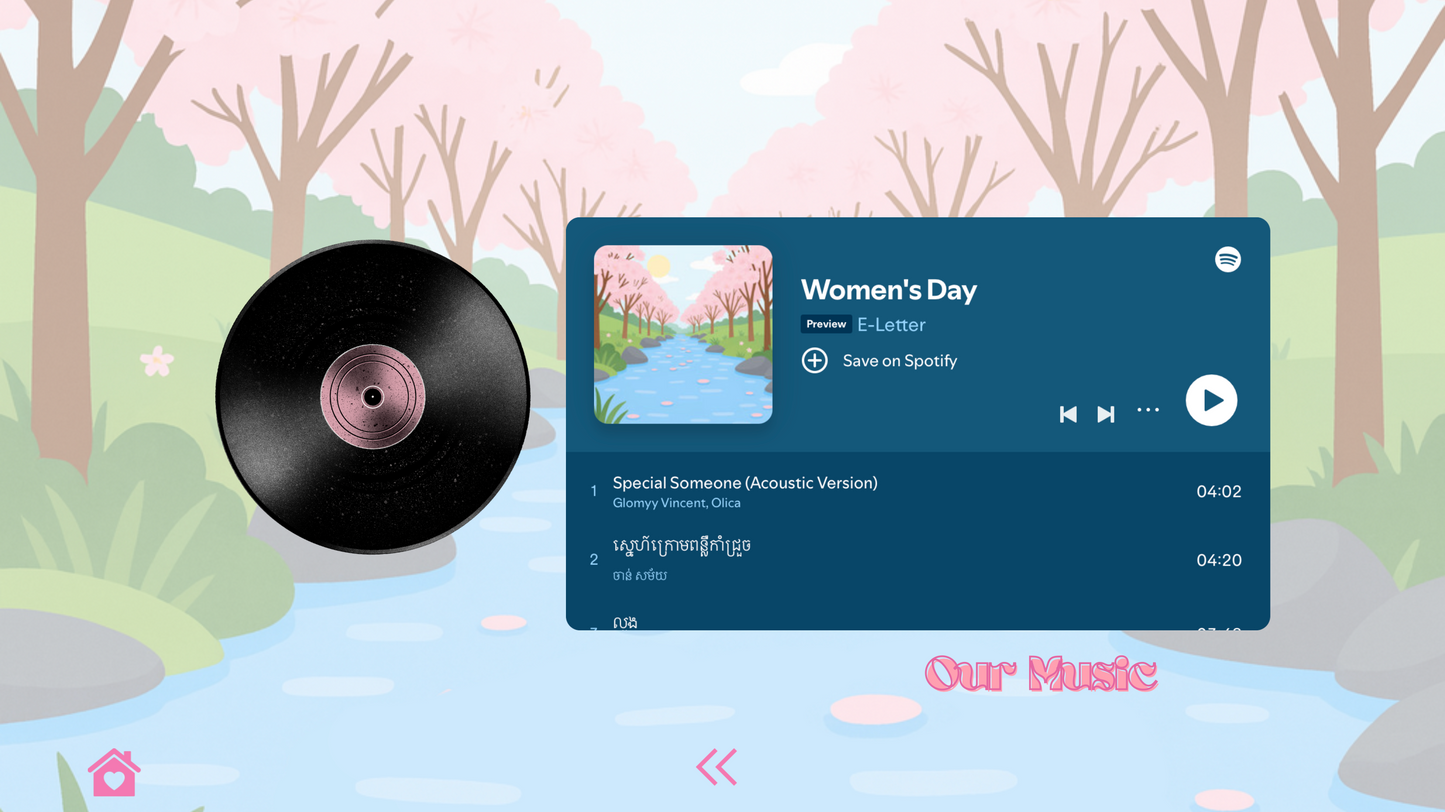 Women’s Day Nature Website Template