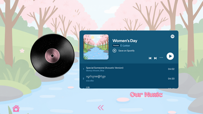 Women’s Day Nature Website Template
