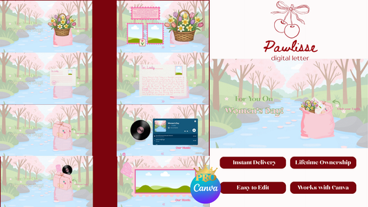 Women’s Day Nature Website Template